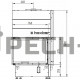 Каминная топка Hoxter ECKA 76/45/57Lha (с аккумулятивным комплектом)