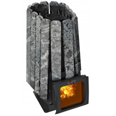 Печь для бани Grill-D Cometa 350 Vega Short Window Max Stone