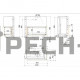 Каминная топка Brunner Architektur-Kamin Eck 38/86/36 R с подъёмом (стекло - угловое)