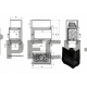 Каминная топка Kratki Oliwia/P/BS/DECO (угловое стекло справа)