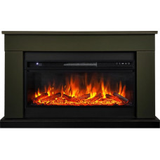 Каминокомплект Royal Flame Bergen с очагом Vision 42 Led Log с дровами (Тёмная олива)
