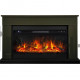 Каминокомплект Royal Flame Bergen с очагом Vision 42 Led Log с дровами (Тёмная олива)