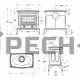 Печь-камин Везувий AST-13К "Антрацит"