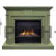 Каминокомплект RealFlame Marco с очагом 3D Cassette 630 (чёрная вставка) Белый (WT-P511) с дровами