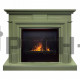 Каминокомплект RealFlame Marco с очагом 3D Cassette 630 (чёрная вставка) Белый (WT-P511) с дровами
