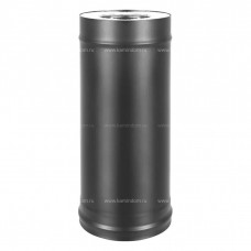 Сэндвич-труба Везувий BLACK (AISI 430/1,0мм, Keralux) L-1 м Ø 150/250 мм