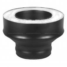 Старт-сэндвич Везувий BLACK (AISI 430/1,0мм, Keralux)(ММ) Ø 200/300 мм