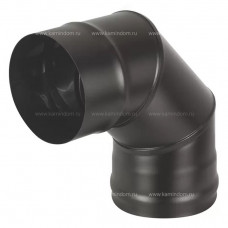 Колено Везувий BLACK (AISI 430/1,0мм) 90° Ø 150 мм