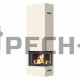 Камин угловой PECH-24 под покраску с топкой Дельта 800 в кирпичный дом Черновая Левая