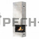 Мраморный камин PECH-24 угловой с топкой SIMPLE/M/S/BS в деревянный дом Черновая - Левая