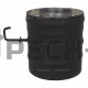 Сэндвич-шибер Везувий BLACK (AISI 430/1,0мм, Keralux) Ø 115/200 мм