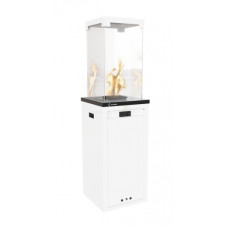 Газовый камин Kratki PATIO/LIGHT с ручным управлением Белый