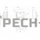 Каминная топка Kratki SIMPLE/S/BS P - Стекло справа Черная