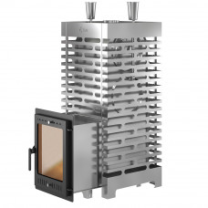 Дровяная печь для бани Aston 38 INOX (320М) Long