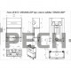 Каминная топка EcoKamin Дельта 1200х800х450P три стекла (подовое горение) Черный шамот