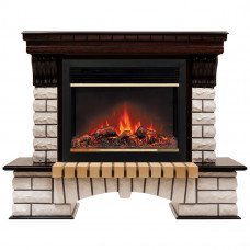 Каминокомплект RealFlame Бруклин (Country) с очагом MoonBlaze Deluxe Античный дуб (АО-215) MoonBlaze Deluxe Brass