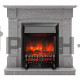 Каминокомплект RealFlame Альфа (Andrea) с очагом Fobos Lux BL RC Мрамор серый (GR-F714)