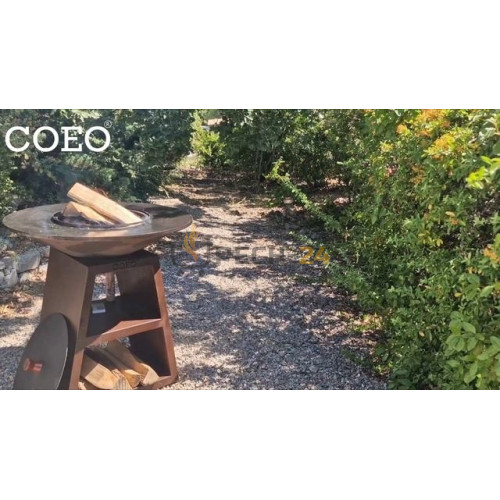 Уличный гриль COEO TRIO 82 (высота 100 мм) Черный