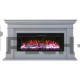 Каминокомплект RealFlame Леонардо (Ontario) 45 с очагом Joker 45 Белый дуб (WT-P614)
