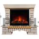 Каминокомплект RealFlame Бруклин (Country) с очагом MoonBlaze Deluxe Белый дуб (WT-614) MoonBlaze Deluxe Black