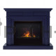Каминокомплект RealFlame Marco с очагом 3D Cassette 630 (чёрная вставка) Индиго (NB-P015) black panel (без дров)