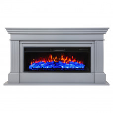 Каминокомплект RealFlame Леонардо (Ontario) 45 с очагом Joker 45 Белый дуб (WT-P614)