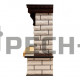 Каминокомплект RealFlame Бруклин (Country) с очагом MoonBlaze Deluxe Белый дуб (WT-614) MoonBlaze Deluxe Brass