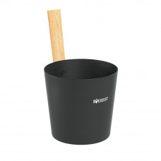 Шайка Эверест алюминий 5л Black (TG-50)