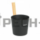 Шайка Эверест алюминий 5л Black (TG-50)