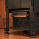 Электрокаменка Эверест Black Crystal S150 с пультом